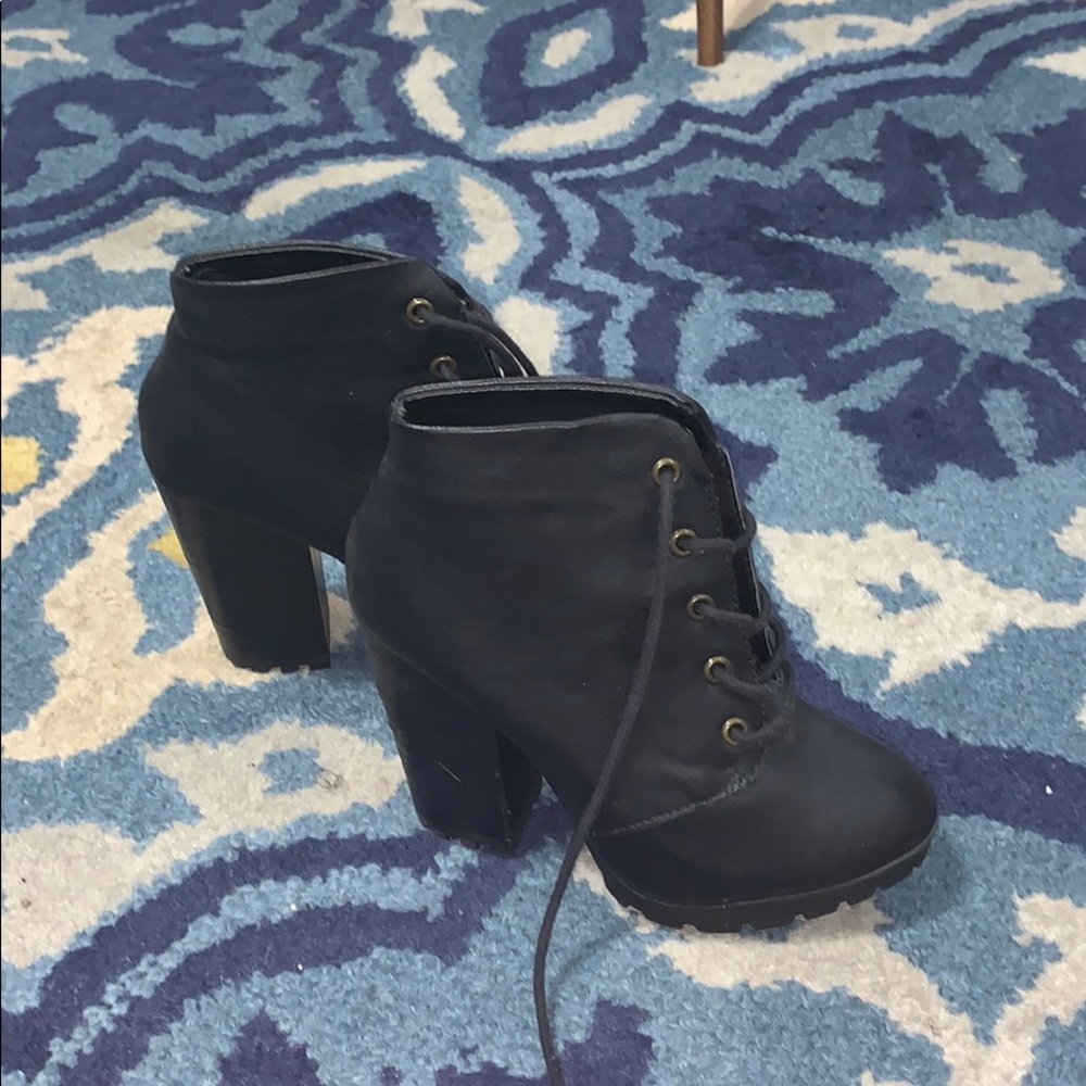 Platform Combat Heels